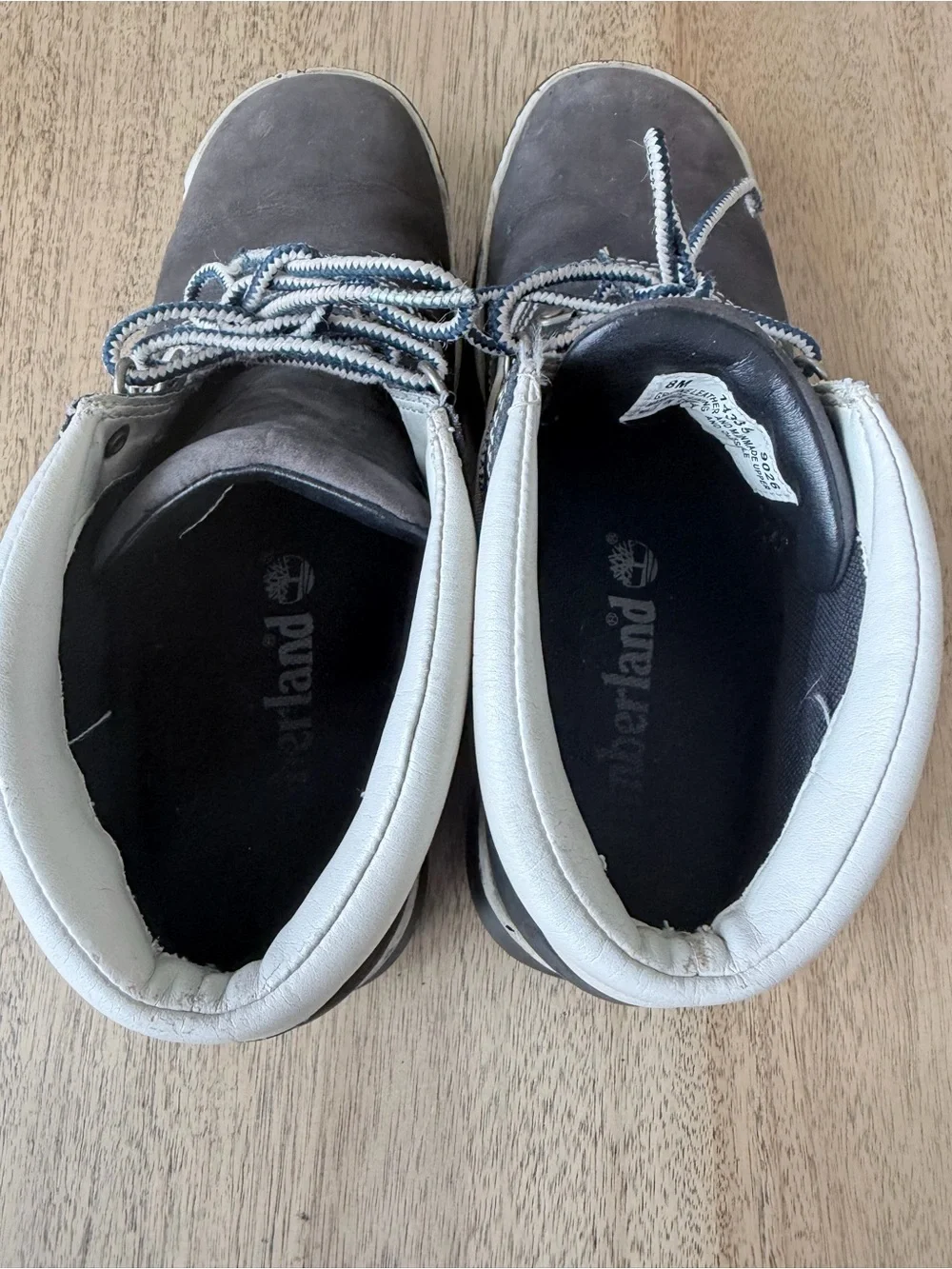 Timberland Lady Field Chukka Boots Women’s Size 8 Brown Cream Lace Up Suede